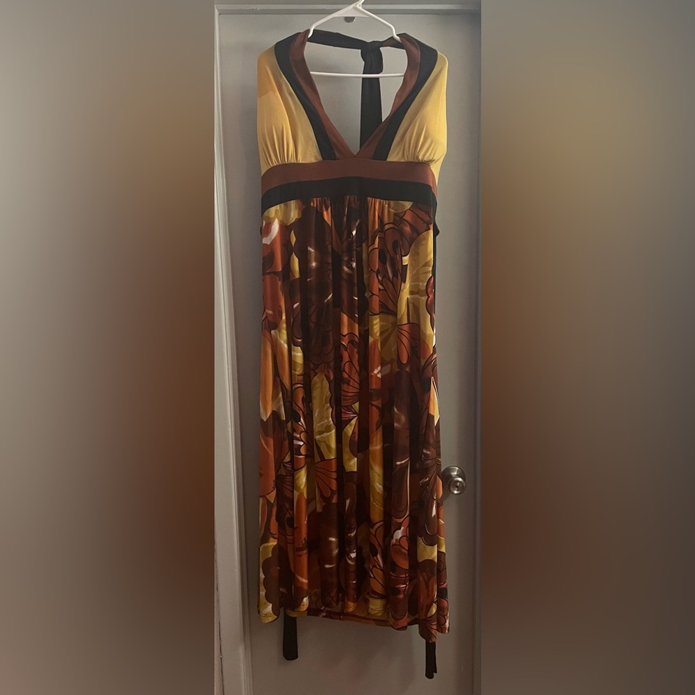 Vibrant Floral Maxi Dress
